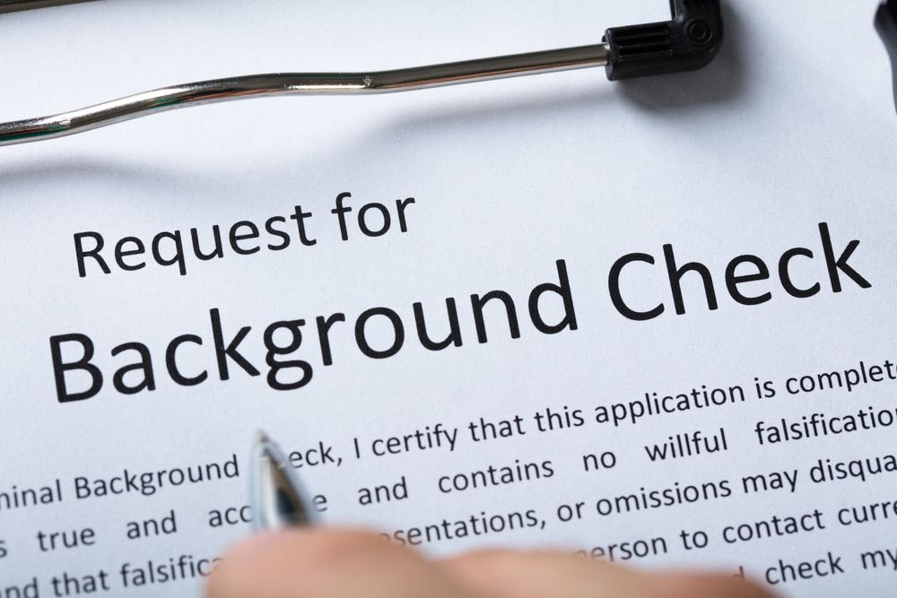 Expungement Preceding Request for Backround Check